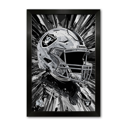 Las Vegas Raiders<br>Hyper Helmet Print