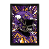 Minnesota Vikings<br>Hyper Helmet Print