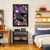 Minnesota Vikings<br>Hyper Helmet Print