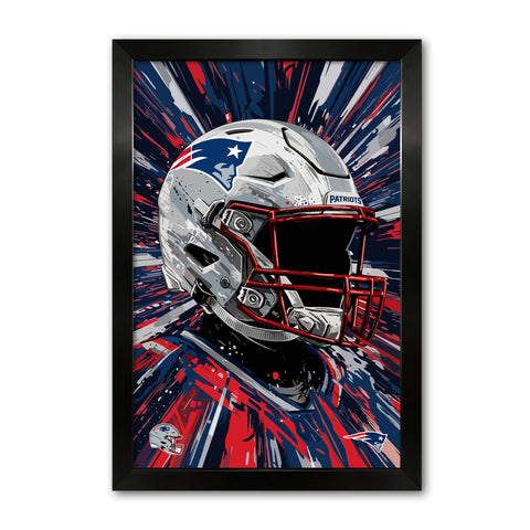 New England Patriots<br>Hyper Helmet Print