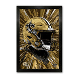 New Orleans Saints<br>Hyper Helmet Print