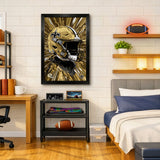 New Orleans Saints<br>Hyper Helmet Print