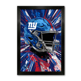 New York Giants<br>Hyper Helmet Print