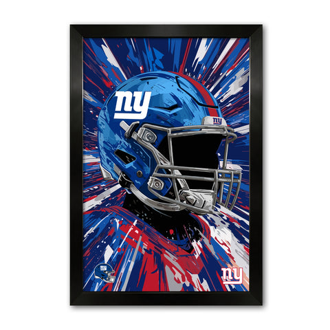 New York Giants<br>Hyper Helmet Print