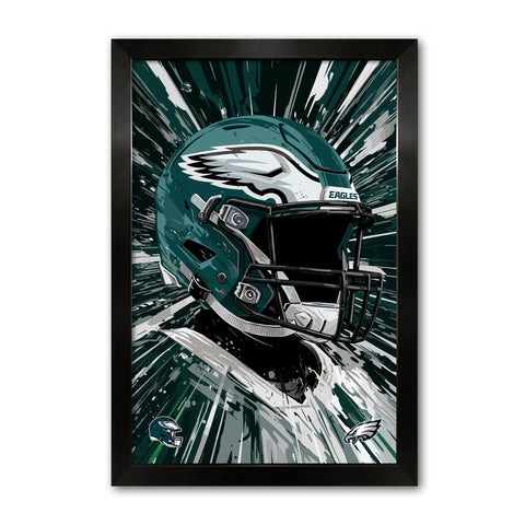 Philadelphia Eagles<br>Hyper Helmet Print