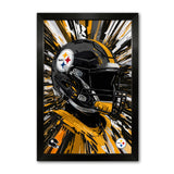 Pittsburgh Steelers<br>Hyper Helmet Print