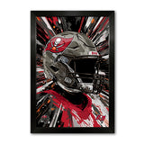 Tampa Bay Buccaneers<br>Hyper Helmet Print
