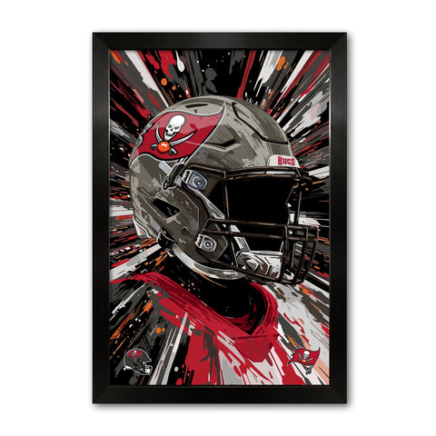 Tampa Bay Buccaneers<br>Hyper Helmet Print