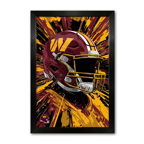 Washington Commanders<br>Hyper Helmet Print