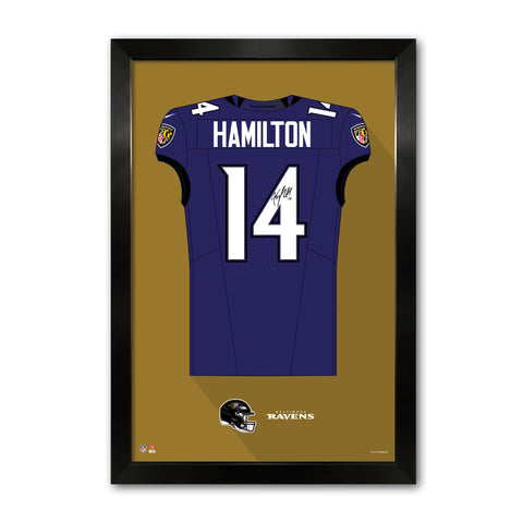 Baltimore Ravens<br>Kyle Hamilton Jersey Print