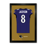 Baltimore Ravens<br>Lamar Jackson Jersey Print