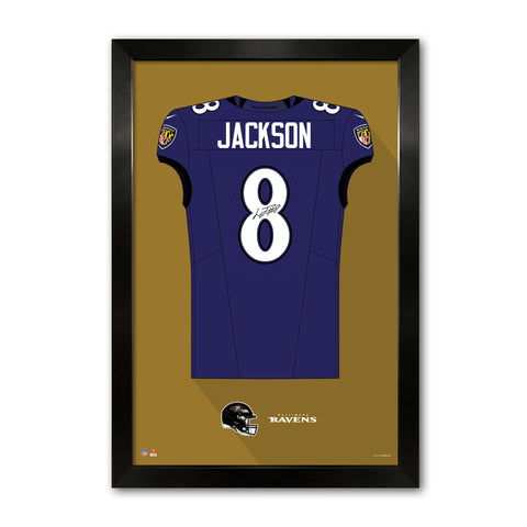 Baltimore Ravens<br>Lamar Jackson Jersey Print