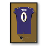 Baltimore Ravens<br>Roquan Smith Jersey Print
