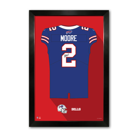 Buffalo Bills<br>DJ Moore Jersey Print