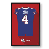 Buffalo Bills<br>James Cook Jersey Print