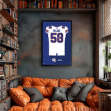 Buffalo Bills<br>Matt Milano Jersey Print