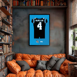 Carolina Panthers<br>Tetairoa McMillan Jersey Print