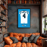 Carolina Panthers<br>Tetairoa McMillan Jersey Print