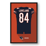Chicago Bears<br>Colston Loveland Jersey Print