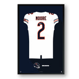 Chicago Bears<br>Dj Moore Jersey Print