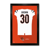 Cincinnati Bengals<br>Chase Brown Jersey Print