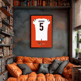 Cincinnati Bengals<br>Tee Higgins Jersey Print