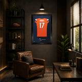 Denver Broncos<br>Jaylen Waddle Jersey Print