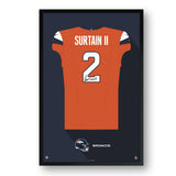 Denver Broncos<br>Patrick Surtain Jersey Print