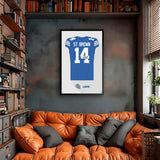Detroit Lions<br>Amon-Ra St. Brown Jersey Print