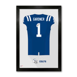 Indianapolis Colts<br>Sauce Gardner Jersey Print