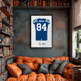 Indianapolis Colts<br>Tyler Warren Jersey Print