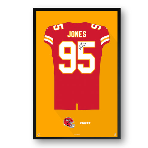 Kansas City Chiefs<br>Chris Jones Jersey Print