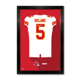 Kansas City Chiefs<br>Mansoor Delane Jersey Print