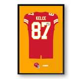 Kansas City Chiefs<br>Travis Kelce Jersey Print