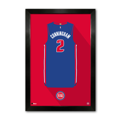 Detroit Pistons<br>Cade Cunningham Jersey Print