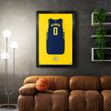 Indiana Pacers<br>Tyrese Haliburton Jersey Print