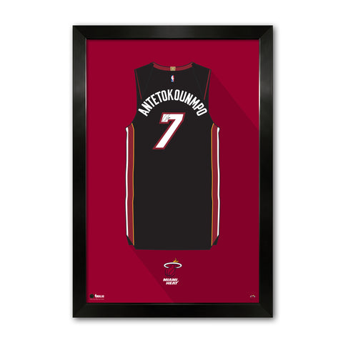 Miami Heat<br>Giannis Antetokounmpo Jersey Print