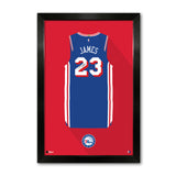 Philadelphia 76ers<br>Lebron James Jersey Print