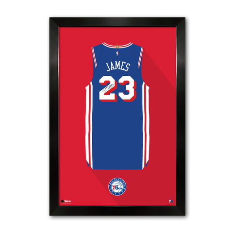 Philadelphia 76ers<br>Lebron James Jersey Print