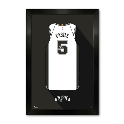 San Antonio Spurs<br>Stephon Castle Jersey Print