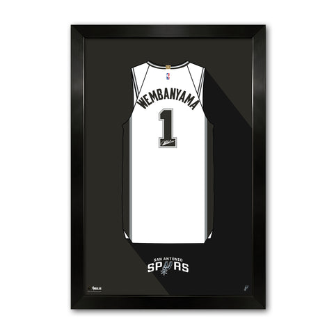 San Antonio Spurs<br>Victor Wembanyama Jersey Print