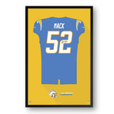 Los Angeles Chargers<br>Khalil Mack Jersey Print