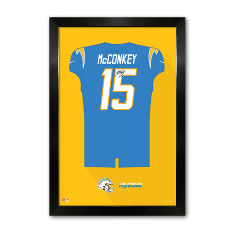Los Angeles Chargers<br>Ladd McConkey Jersey Print