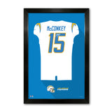 Los Angeles Chargers<br>Ladd McConkey Jersey Print