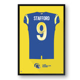 Los Angeles Rams<br>Matthew Stafford Jersey Print