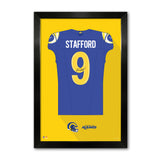 Los Angeles Rams<br>Matthew Stafford Jersey Print
