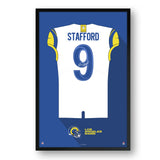 Los Angeles Rams<br>Matthew Stafford Jersey Print