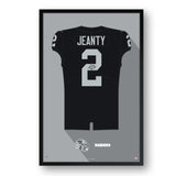 Las Vegas Raiders<br>Ashton Jeanty Jersey Print