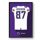 Minnesota Vikings<br>Tj Hockenson Jersey Print