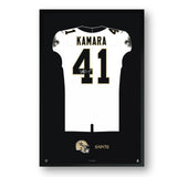 New Orleans Saints<br>Alvin Kamara Jersey Print